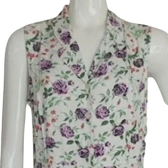 ORIGINAL ISLAND SPORT Dress, 12, White/Red & purple flower, Maxi, Sleeveless - Picture 2 of 13